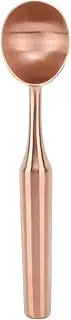 304 Stainless Steel Ice Cream Scoop, Long Handle Fruit Ice Cream Ball Spoon, Mashed Potato, Fruit Baller for Home Kitchen (Or Rose)