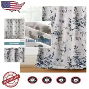 Durable Linen Blackout Curtains - 2 Panel Set, 96" for Living Room and Bedroom