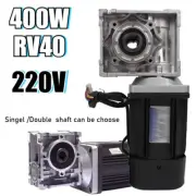 400W RV40 Worm Gear Reducer Gearbox Electric Motor With Controller&Shaft AC 220V
