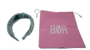 8 other Reasons Faux Pearl Jeweled Headband Sky Light Blue with Carry Pouch NEW
