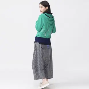 a la sha「全新、藍SM/綠SM」阿財家族連帽針織🧶外套