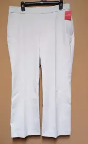 Spanx Women's On-the-Go Kick Flare Pant 20373R Classic White size Extra Large XL