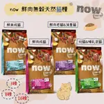 【油樂網】NOW 鮮肉無穀天然糧 貓咪系列 –  3磅、8磅、16磅 🔥WDJ推薦