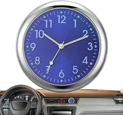 Car Clocks for Dash - Analog Clock for Car Dashboard, Glowing Small Analog Clock, Quartz Automotive Replacement Clocks, Luminouss Car Dashboard Exhaust Port, Stick on Clock for Car Dashboard