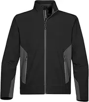 [Stormtech] Mens Soft Shell Jacket (UK Size: S) (Black/Granite)