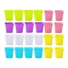 24x Window Box Planter Outdoor Indoor Flower Pots for Railing Home Yard
