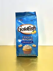 〽️ New Limited Edition Goldfish Vanilla Cupcake Grahams Baked Crackers Bag 6.6oz