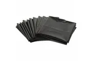 500 Pcs X 72-77L Black Garbage Bin Liners Economy Bags