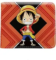 [OmobY] Unisex Anime Wallets Coin Purse Leather Bifold Short Wallet for Kids Boys Girls Teenagers Adult - Unique Anime Character Design, Multi-Compartment