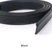 Soft Rubber Shower Seal for Folding Door bath Shower Screen Accessory, Black