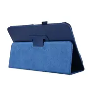 MCC For Samsung Galaxy Tab A 10.5 T590 T595 Smart Folio Case Cover PU Leather [Dark Blue]