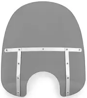 Memphis Shades 19" Fats Smoke Windshield w/7" Cutout (MEM33112)