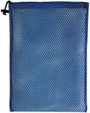 Equinox Nylon Mesh Stuff Bags - Set of 2, 15" x 22" Blue Sacks for Organizing