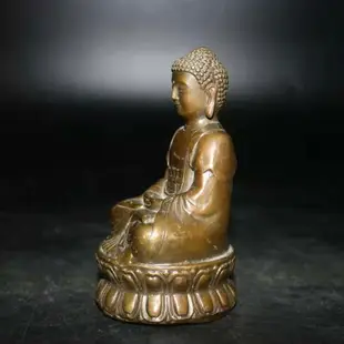 純銅南無阿彌陀佛像銅釋迦摩尼佛像大日如來佛祖家居車載裝飾