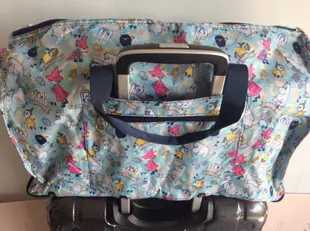 陽光角落~HAPI+TAS法國迷情中號H0002尼龍滑布旅行折疊背包可插行李箱可插套行李箱插袋 旅行袋 購物包