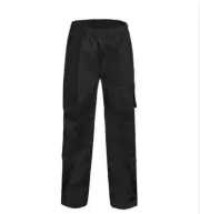 Unisex Chefs Drawstring Cargo Pants - Black