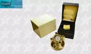 Vintage Benchmark Galileo Gimbal Gyroscope Desk Brass Clock Model:9755 * NEW *