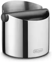 [De'Longhi] Coffee Knock Box DLSC072, Collects Coffee Grounds, Non-Slip Rubber Base, Easy to Clean, Stainless Steel