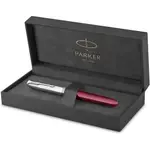 PARKER 派克 51型復刻鋼筆 銀蓋紅桿 法國製造 附贈原廠墨水