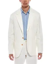 Brunello Cucinelli Linen & Wool-Blend Blazer