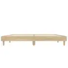 Wooden Legs Bed Frame Mattress Base Platform With Plywood Slats Smooth Surface