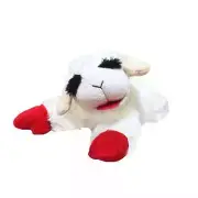 Multipet Iconic Original Lamb Chop Plush Dog Toy, Medium 10.5"