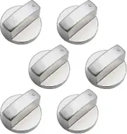 6pcs Universal Metal Control Knob Gas Stove 6mm Universal Control Knob Stove Knob For Gas Stove Stove High Quality
