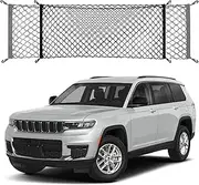 Envelope Style Cargo Net Compatible with Jeep Grand Cherokee New 2025-2022, Grand Cherokee L 2025 2024 2023 2022 (Both 5 & 7 Seats), Trunk SUV Car Rear Nylon Mesh Tailgate Netting