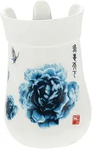 ZUNOXAZ 1Pc Moxibustion Pot Ergonomic Porcelain Burning Tool for Skin Friendly Design with Fixed Moxa Stick Holder and Self Care