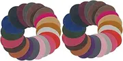 COHEALI 2sets Elbow Patches Sewing Patches Embroidered Iron- Washable Clothing Appliques DIY Craft Items 24pcs*2