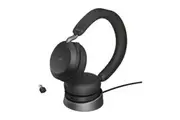 Jabra Evolve2 75 Bluetooth On-Ear Active Noise Cancelling Headset with Charging