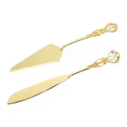 Cake Cutting Set for Wedding, Cake Knife and Server Set for Gift (Crown)