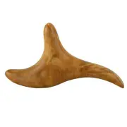 5X(Wooden Body Foot Neck Relax Blood Circulation Massager triangular Spa7464