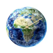 CC092 Creative Luminous Earth Africa Map Wall Clock Mute Wall Clock Quartz Wall Clock For Home Office Decorations