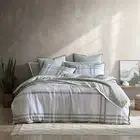 NEW Logan & Mason Yarmouth Sage Quilt Cover Set King 3pce
