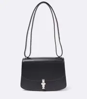[The Row] The Row Sofia leather shouder bag One Size black