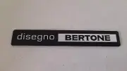DISEGNO BERTONE side emblem 120x18 millimeters FERRARI - LAMBORGHINI 40089708R