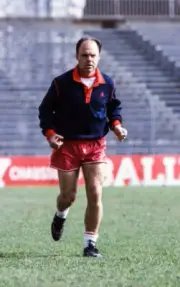 Lucien Muller Head Coach Of Monaco 1983 OLD SOCCER PHOTO 1