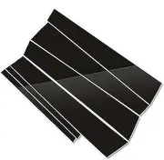 LUMIXE Black Pillar Posts Decal Cover Stickers, for Nissan, Armada 2005 2006 2007 2008 2009 2010 2011 2012 2013 2014 2015 Auto Window Pillar Molding