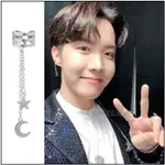 🔺現貨🔺 韓國耳掛耳環 ASMAMA 防彈少年團 鄭號錫 BTS JHOPE 同款星月耳夾式耳環 號錫同款 耳骨夾耳環