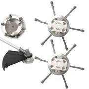 2PCS Steel Wire Grass Trimmer Head String Trimmer Replacement Head Weed Remover Tool-Style 2