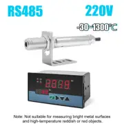 220V RS485 Non-contact Infrared Thermometer Sensor Temperature Tool W/Controller