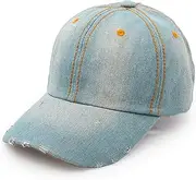 [UltraKey] Denim Baseball Cap, Unisex Sport Hat Casual Women Men Sun Hat Cowboy Cap