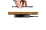 Invisible Wireless Charger, 30mm Under-Desk Charging Pad for iPhone15/14/13/12/11//Samsung/LG/Google Phones