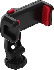 PEPLAYTAL Phone Tripod Mount Cold Shoe Clamp for Smartphones Compatible All Tripods for Recording Photography Strong Base Shots