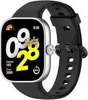 [JDXFENG] Silicone Watch Bands Watch Straps for Redmi Watch 4/Xiaomi Band 8 Pro Smartwatch Slim Watch Straps with Quick Release Replacement Strap Smart Watch Wrist Band Adjustable Smart Watch Bracelet