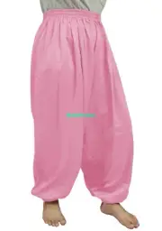Pink Cotton Harem Yoga Pants Belly Dance Trousers Aladdin Students Pantalons