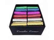 bulk 24 Metallic Curling Ribbon On Spool 5mmx70m Assorted Cols