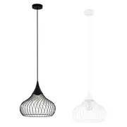 Staverton Pendant Light in Black or White