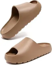 [Kiemorgy] Cloud Slides for Women Men, Womens Walking Sandals Comfortable, Unisex Shower Shoes Thick Pillow Slippers, Waterproof House Slide Sandals Indoor Outdoor